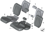 Diagram for 2018 BMW X1 Seat Cushion Pad - 52207300111