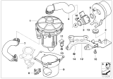 Diagram for 2005 BMW 325i Secondary Air Injection Pump - 11727571592