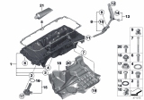 Diagram for BMW 535d xDrive Oil Pan Gasket - 11137809836