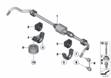 Diagram for 2013 BMW 535i Sway Bar Bracket - 37106869955