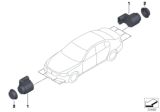 Diagram for 2015 BMW 550i GT xDrive Parking Sensors - 66209233044