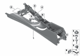 Diagram for BMW M4 Center Console Base - 51169235467