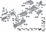 Diagram for BMW ActiveHybrid 5 Exhaust Heat Shield - 51487202858