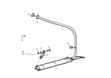 Diagram for BMW Isetta Exhaust Pipe - 18114090511