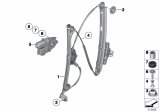 Diagram for 2013 BMW 535i GT Window Motor - 67627207007