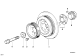 Diagram for 1992 BMW 318i Crankshaft Pulley - 11231743305