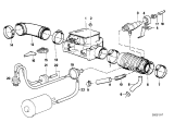 Diagram for 1989 BMW 635CSi Air Hose - 13541707080