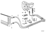 Diagram for 1986 BMW 325e Oil Cooler Hose - 17221719195