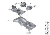 Diagram for BMW 650i Gran Coupe Transfer Case Mount - 22316777388