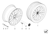 Diagram for 2011 BMW X6 M Alloy Wheels - 36116790605