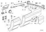 Diagram for 1997 BMW 850Ci Door Lock - 67111392594