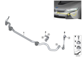 Diagram for BMW i3s Sway Bar Bracket - 31306867490
