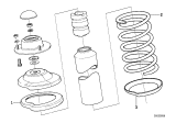 Diagram for 1982 BMW 320i Coil Springs - 31331116025