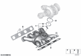 Diagram for 2012 BMW X5 M Exhaust Manifold - 11627589089