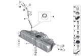 Diagram for 2016 BMW i8 Fuel Tank Filler Neck - 16137339283