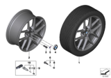Diagram for BMW 228i xDrive Gran Coupe Alloy Wheels - 36118092354