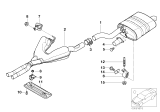 Diagram for 2003 BMW 525i Exhaust Pipe - 18101440361