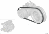 Diagram for BMW X5 Drive Belt - 64557809801