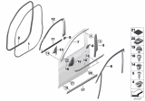 Diagram for BMW X3 M Weather Strip - 51337393417