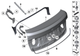 Diagram for BMW 535i GT xDrive Trunk Lid Lift Support - 51247288721