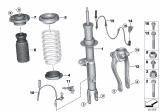 Diagram for BMW 530e xDrive Strut Bearing - 31306882571