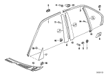 Diagram for 1993 BMW 535i Fender Splash Shield - 51711946126