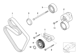 Diagram for 2005 BMW Z4 A/C Idler Pulley - 11287509508