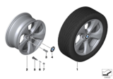 Diagram for 2018 BMW X4 Alloy Wheels - 36116794271
