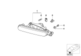 Diagram for 2001 BMW 330i Fog Light - 63176908283