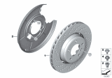 Diagram for 2002 BMW M3 Brake Backing Plate - 34212228965