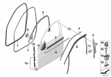 Diagram for 2015 BMW X6 M Weather Strip - 51727317811