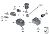 Diagram for BMW Alpina B7 Hazard Warning Switches - 61319161896