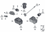 Diagram for BMW 650i Gran Coupe Hazard Warning Switches - 61319161896