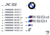Diagram for 2020 BMW X5 Emblem - 51148094237