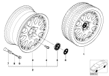 Diagram for 1999 BMW 740iL Alloy Wheels - 36116751546