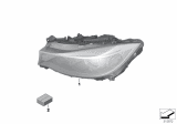 Diagram for BMW 335i GT xDrive Headlight - 63117355551