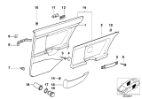 Diagram for BMW 320i Door Handle - 51428165711