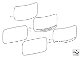 Diagram for 2006 BMW X3 Side View Mirrors - 51163404629