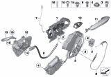 Diagram for BMW 550i xDrive Door Lock - 51227154515