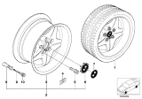 Diagram for 2001 BMW Z3 M Alloy Wheels - 36112228060