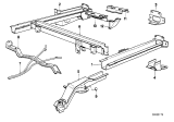 Diagram for BMW 318is Rear Crossmember - 41111925460