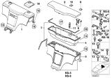 Diagram for 2000 BMW Z3 Center Console Base - 51168399066