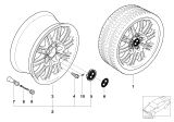 Diagram for 2001 BMW M3 Alloy Wheels - 36112229650