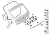 Diagram for BMW X1 Tailgate Lift Support - 51242990136