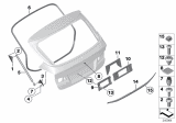 Diagram for 2014 BMW X1 Back Glass Lift Support - 51242990136