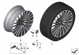 Diagram for 2018 BMW M760i xDrive Alloy Wheels - 36116887602