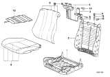 Diagram for 1991 BMW 735i Seat Cushion Pad - 52108101803