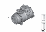 Diagram for 2011 BMW 760Li A/C Compressor - 64509154072