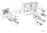 Diagram for BMW 733i Hazard Warning Switches - 61311364525