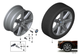Diagram for 2019 BMW X5 Alloy Wheels - 36116883753